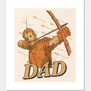 Archer Dad - Archery Father's Day Posters and Art